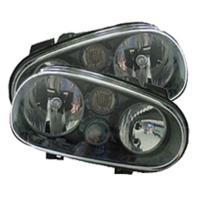 Volkswagen MK5 GTI/Rabbit Headlights (2006-2009) - Modded Euros