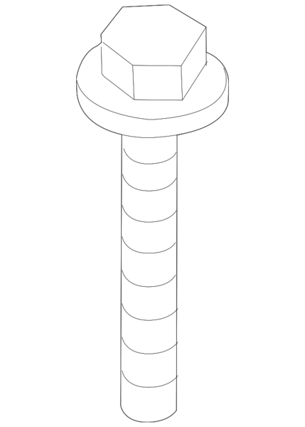 Genuine BMW Mini AC Compressor Mounting Bolt - 07147552904