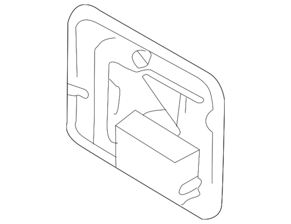 Genuine BMW Trunk Lock Actuator Motor Lower (X5) - 51248408497