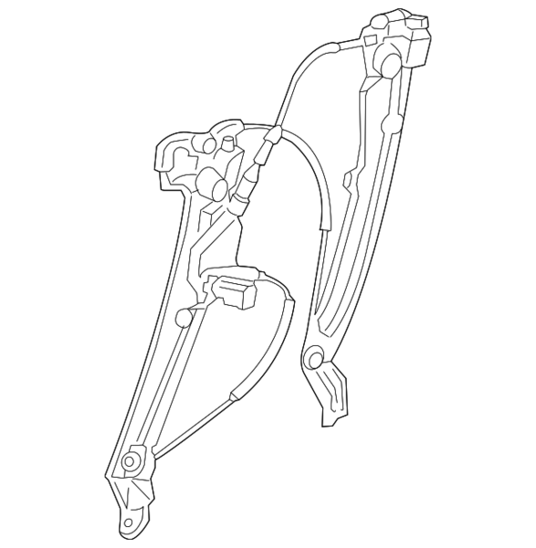 Genuine BMW Window Regulator Front Right - 51337182132