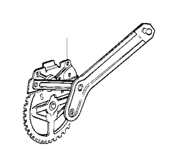 Genuine BMW Window Regulator Rear Right - 51348119776
