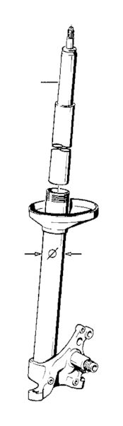 Genuine BMW Strut Cartridge - 31321133560