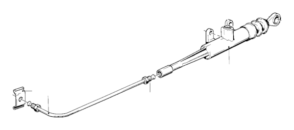 Genuine BMW Clutch Master Cylinder - 21521156000