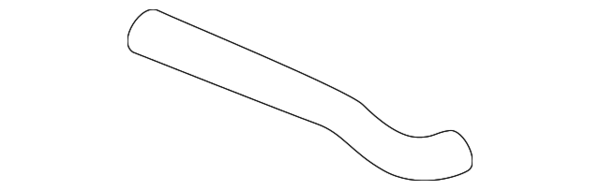 Genuine BMW Engine Coolant By-Pass Hose Right (528i) - 13541703865