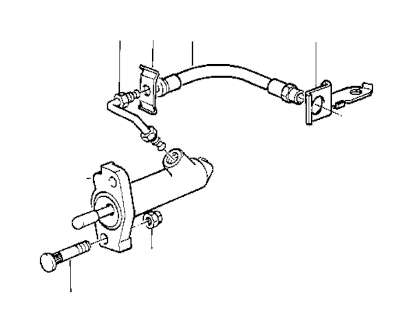 Genuine BMW Clutch Slave Cylinder (M5) - 21522226484