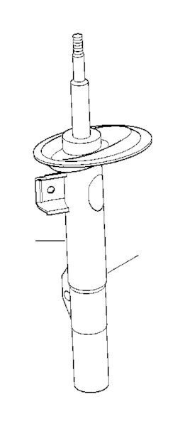Genuine BMW Strut Assembly (E38) - 31311091570