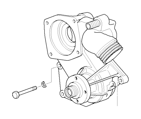 Genuine BMW Engine Water Pump - 11510004162