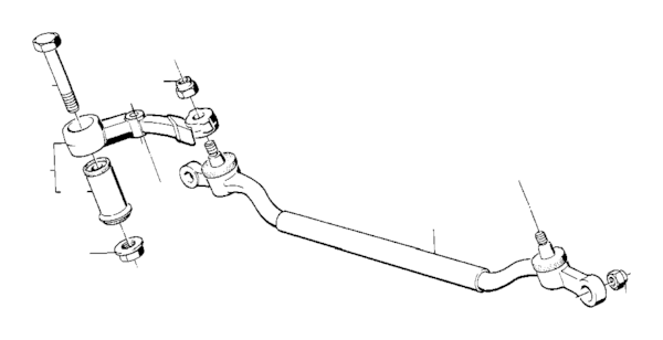 Genuine BMW Steering Idler Arm - 32211136450