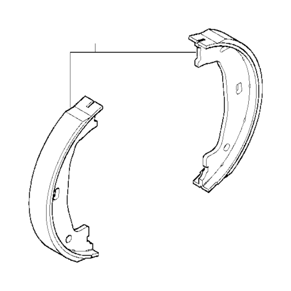 Genuine BMW Parking Brake Hardware Kit - 34419064274