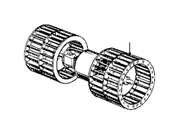 Genuine BMW Blower Motor - 64511374605