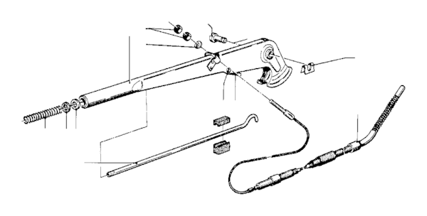 Genuine BMW Handbrake Lever - 34411117745