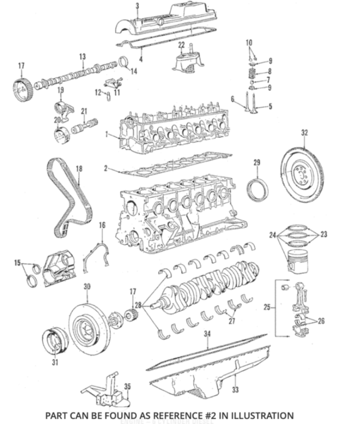 Genuine BMW Cylinder Head Gasket Asbestos-Free (155mm 1Loch) - 11122244727