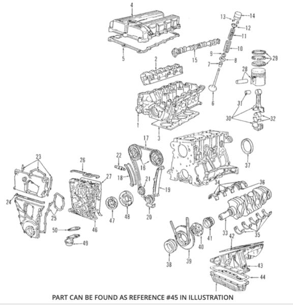 Genuine BMW Oil Pan (318i 318is) - 11131715266