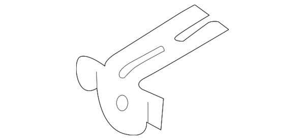 Genuine BMW Lambda-Probe Bracket - 12527551498