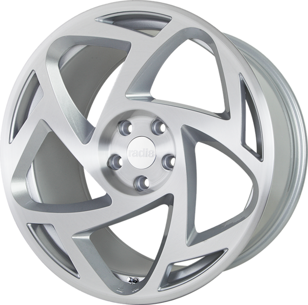 19X8.5 Radi8 r8s5 Wheels - Matte Silver/Machine Face (5X112/ET45)