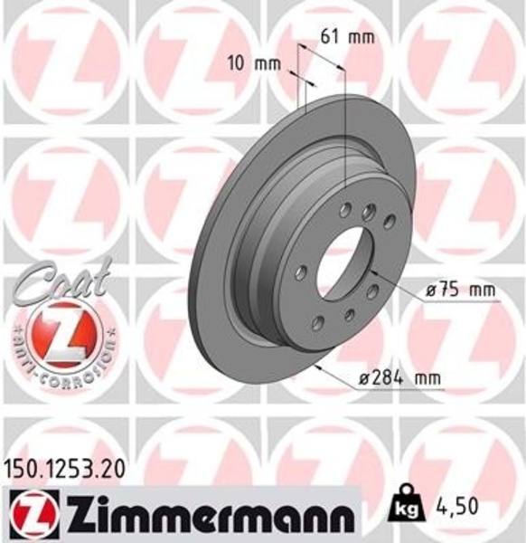 Zimmermann Brake Disc - 150125320