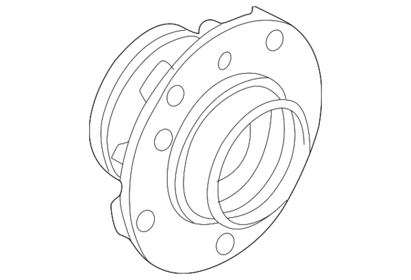 Genuine BMW Hub Assembly - 31221092519