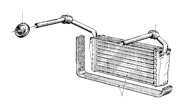 Genuine BMW HVAC Heater Core - 64111363032