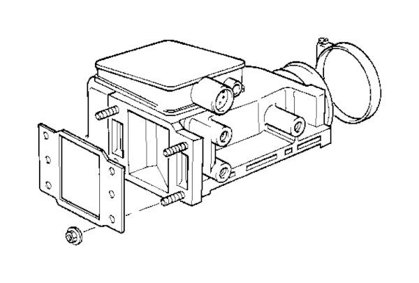 Genuine BMW Mass Air Flow Sensor - 13627558785