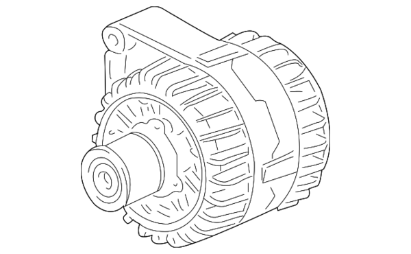 Genuine BMW Remanufactured 120 Amp Alternator - 12317831436