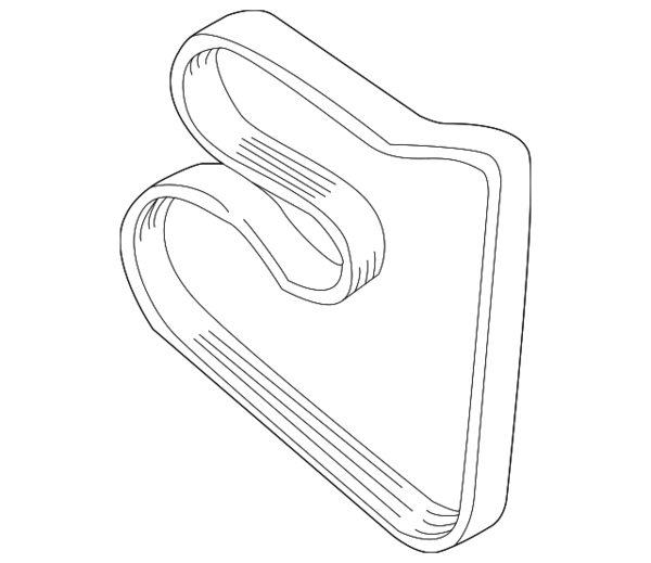 Genuine BMW Serpentine Belt - 11281437369