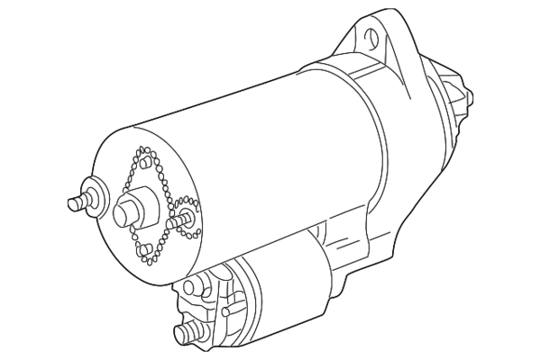 Genuine BMW Starter Motor - 12417501738