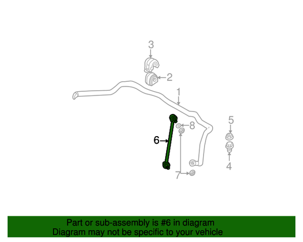 Genuine BMW Sway Bar Link - 31356750704
