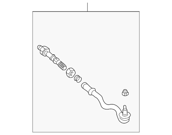 Genuine BMW Tie Rod Assembly - 32106774336