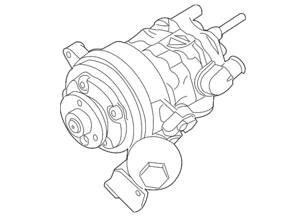 Genuine BMW Power Steering Pump - 32416761412