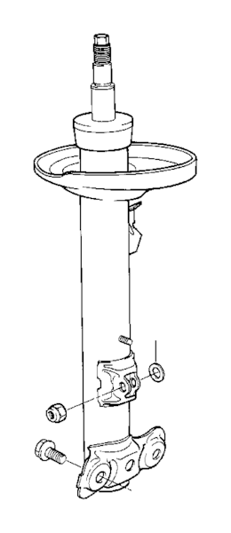 Genuine BMW Strut Assembly - 31311091773