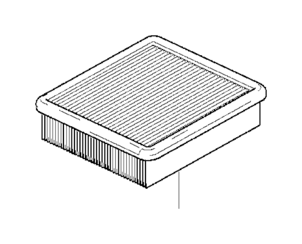 Genuine BMW Air Filter - 13721247404