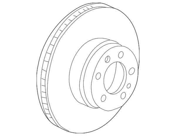 Genuine BMW Brake Disc - 34216756849