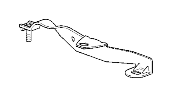Genuine BMW Exhaust Bracket - 18301737975