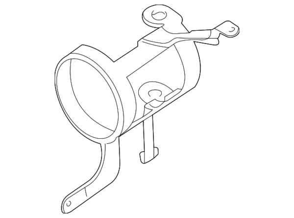 Genuine BMW Suspension Air Compressor Bracket - 34501165571