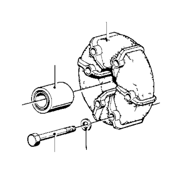 Genuine BMW Drive Shaft Flex Disc - 26111107832