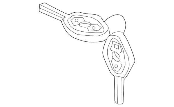 Genuine BMW Vehicle Key - 51217118972