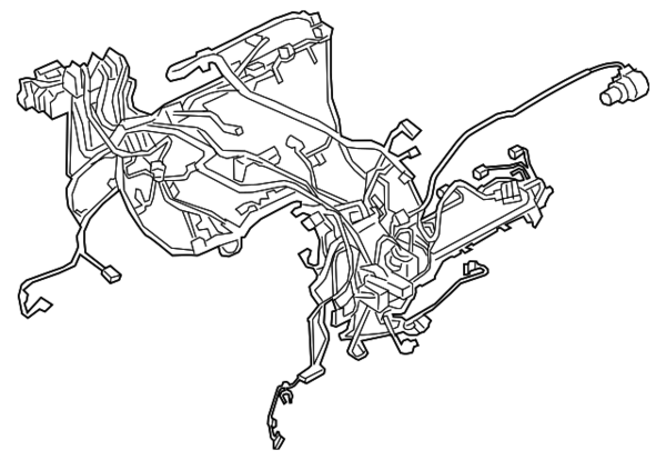 Genuine BMW Engine Wiring Harness - 12518679109