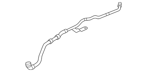 Genuine BMW Turbocharger Intercooler Hose - 17128096449
