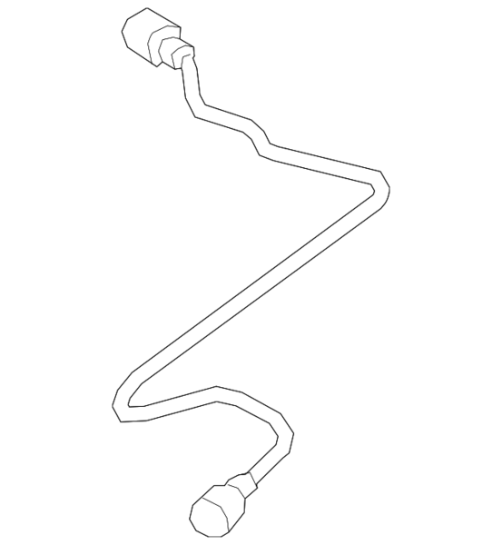 Genuine BMW Engine Coolant Bypass Hose - 17128654824