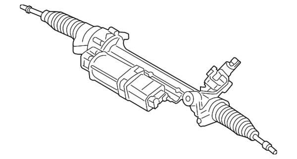 Genuine BMW Rack and Pinion Assembly - 32105A24387