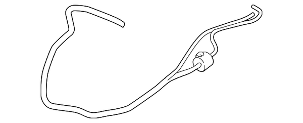 Genuine BMW Suspension Air Compressor Line - 37206892536