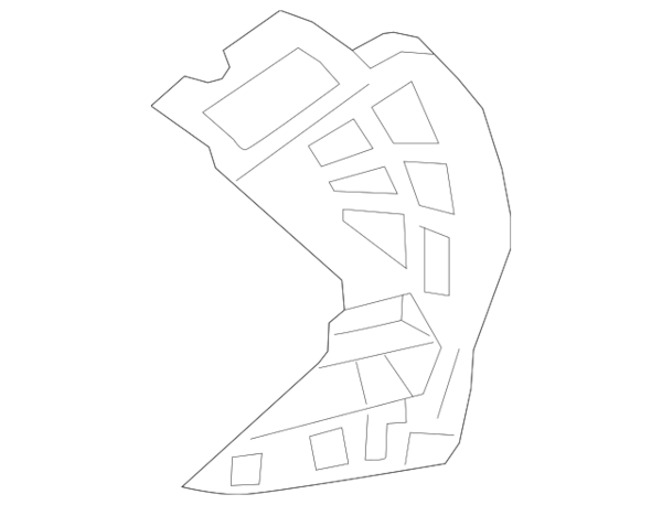 Genuine BMW Bumper Guide - 51117415597