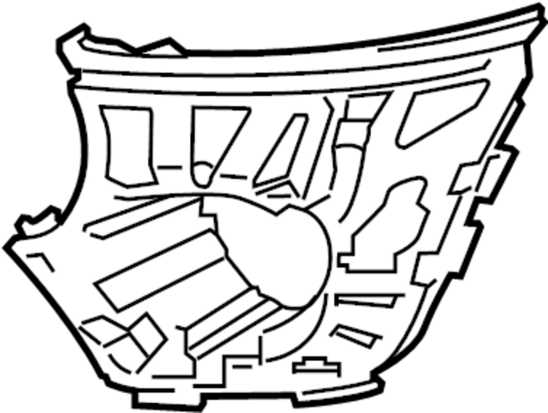 Genuine BMW Bumper Cover Support Rail - 51128069446