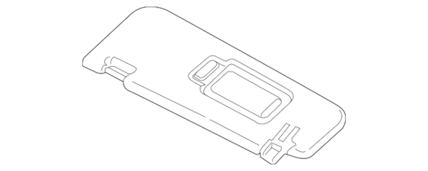 Genuine BMW Sun Visor - 51165A2A152