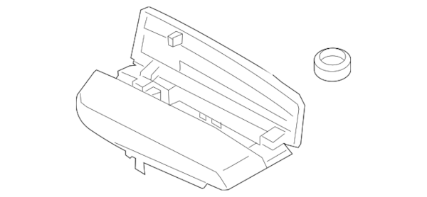 Genuine BMW Console Armrest - 51169388139