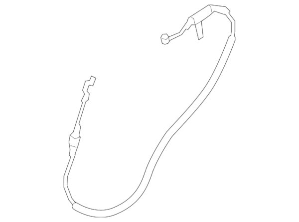 Genuine BMW Door Latch Cable - 51227432224