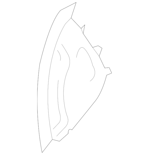 Genuine BMW Instrument Panel Side Cover - 51456841864