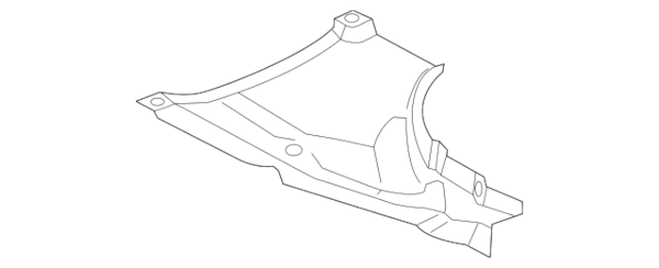 Genuine BMW Fender Liner Extension - 51718083173