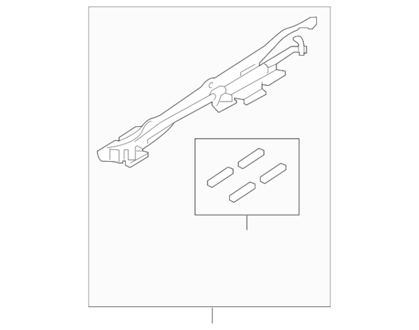 Genuine BMW Sunroof Guide Rail - 54107474474