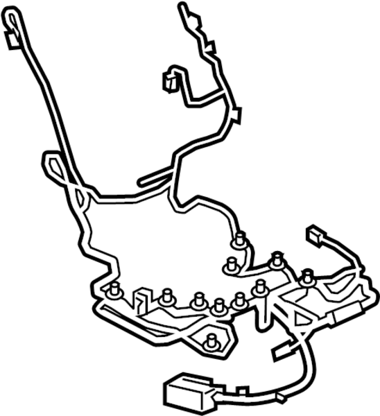 Genuine BMW Power Seat Wiring Harness - 61129442946